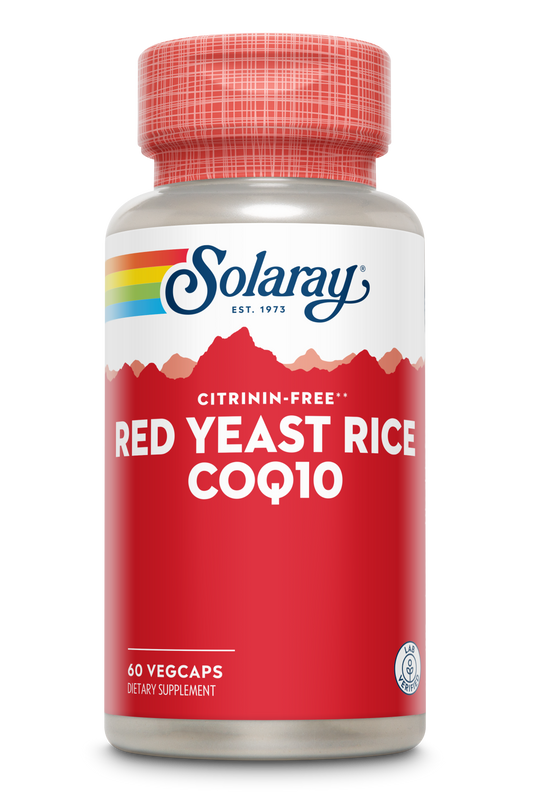 Solaray Red Yeast Rice + CoQ10 60 VegCaps