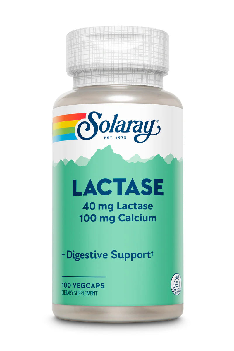 Solaray Lactasa 40mg 4000 FCC 100 VegCaps