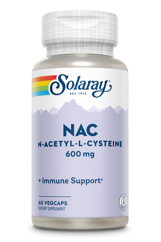 Solaray Super NAC N-Acetil Cisteïna 600mg 60 VegiCaps
