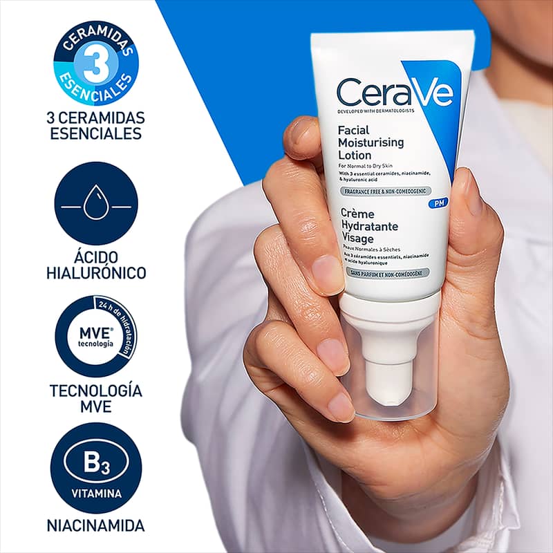 CeraVe Loció Hidratant Rostre PM 52ml