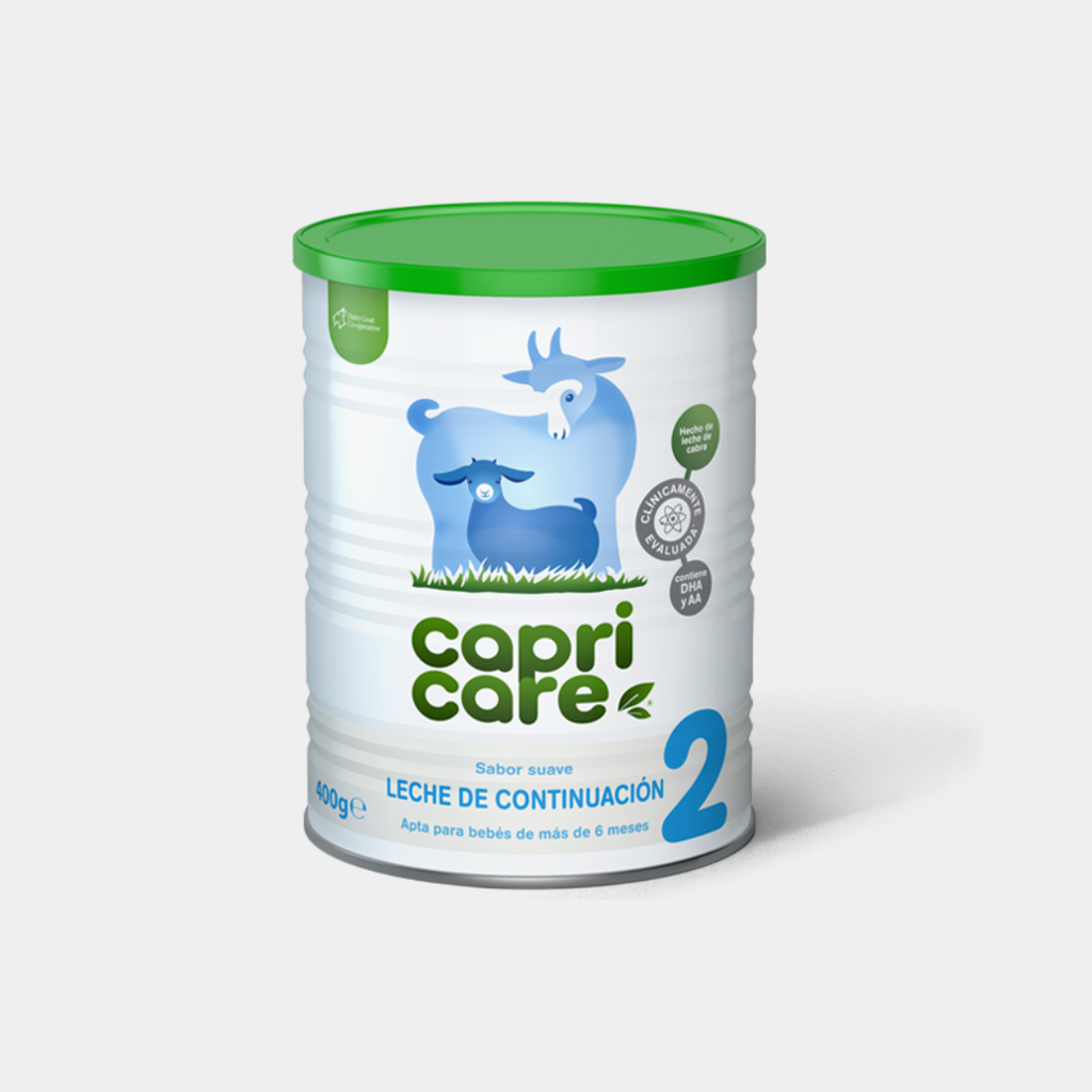 Capricare 2 I Leche de continuación Capricare® elaborada con leche de cabra
