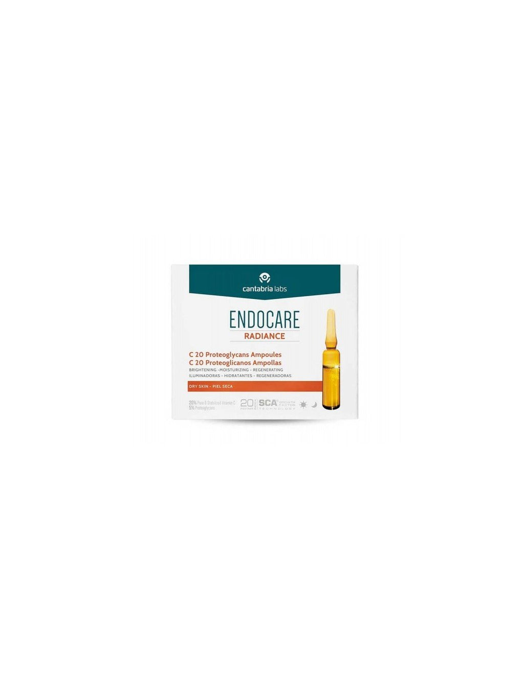 Endocare 1 Second C20 Proteoglicans 30 Ampolles 2ml