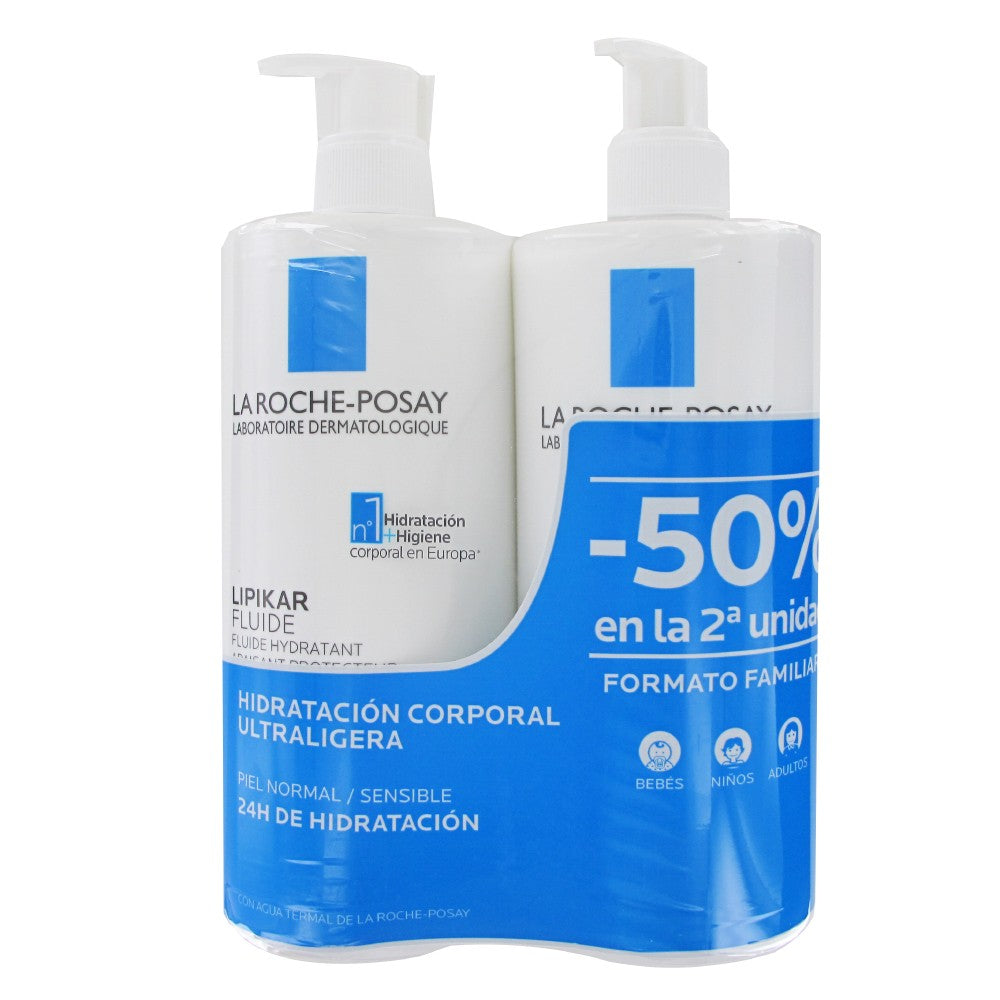 La Roche-Posay Lipikar Fluid 750ml Duplo