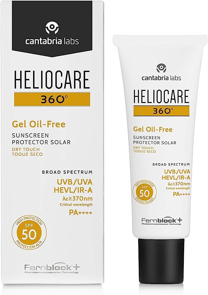 Heliocare 360 Gel Oil Free Toc Sec SPF50+