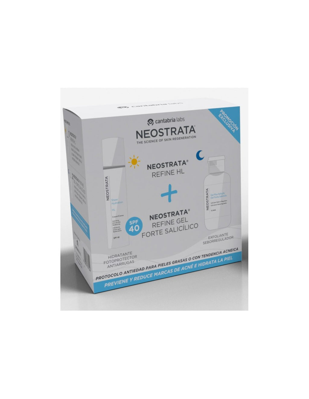 Neostrata Pack Gel Forte Salicílic 100ml + Refine HL