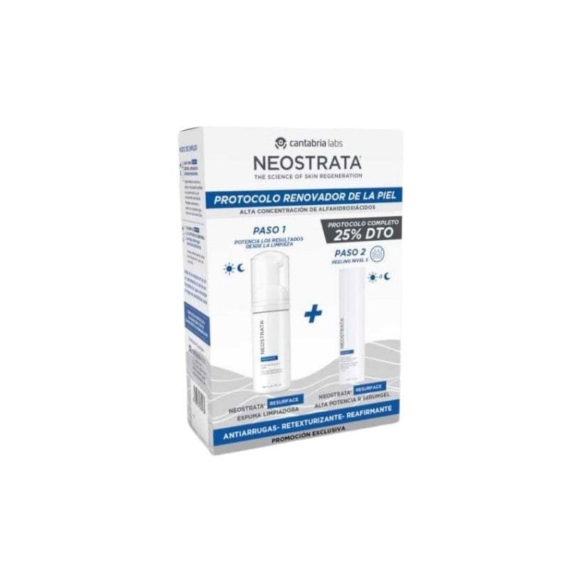 Neostrata Pack Resurface Escuma + Serumgel