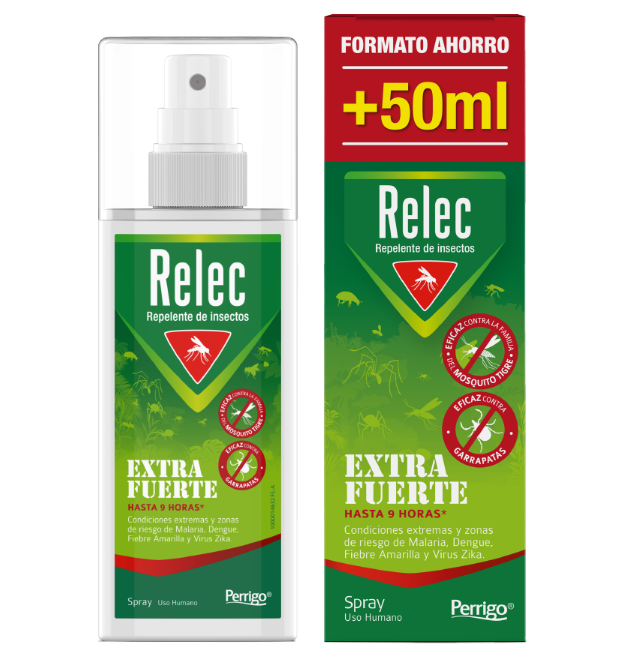 Relec Extra Fuerte XL Spray Antimosquitos 125ml
